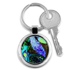 Lilac And Lillies 1 Key Chains (round)  by bestdesignintheworld