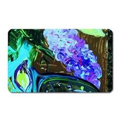 Lilac And Lillies 1 Magnet (rectangular) by bestdesignintheworld