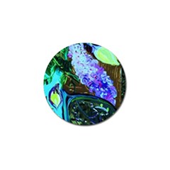 Lilac And Lillies 1 Golf Ball Marker (4 Pack) by bestdesignintheworld