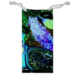 Lilac And Lillies 1 Jewelry Bags by bestdesignintheworld