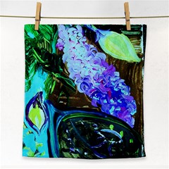 Lilac And Lillies 1 Face Towel by bestdesignintheworld