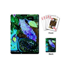 Lilac And Lillies 1 Playing Cards (mini)  by bestdesignintheworld