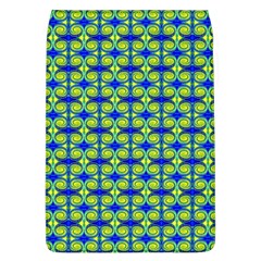 Blue Yellow Green Swirl Pattern Flap Covers (L) 