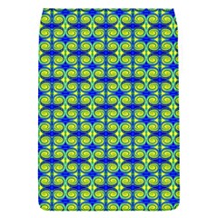 Blue Yellow Green Swirl Pattern Flap Covers (S) 