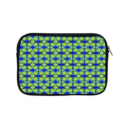 Blue Yellow Green Swirl Pattern Apple MacBook Pro 15  Zipper Case