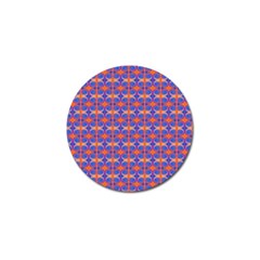 Blue Orange Yellow Swirl Pattern Golf Ball Marker (4 Pack) by BrightVibesDesign