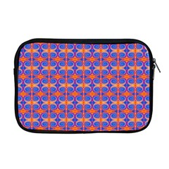 Blue Orange Yellow Swirl Pattern Apple Macbook Pro 17  Zipper Case by BrightVibesDesign