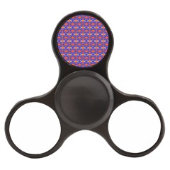 Blue Orange Yellow Swirl Pattern Finger Spinner