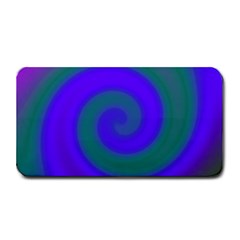 Swirl Green Blue Abstract Medium Bar Mats by BrightVibesDesign