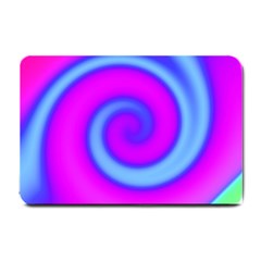 Swirl Pink Turquoise Abstract Small Doormat 