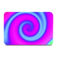 Swirl Pink Turquoise Abstract Plate Mats