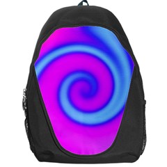 Swirl Pink Turquoise Abstract Backpack Bag