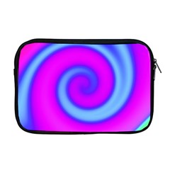 Swirl Pink Turquoise Abstract Apple MacBook Pro 17  Zipper Case