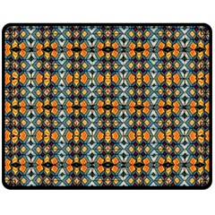 Artwork By Patrick-colorful-2-1 Double Sided Fleece Blanket (medium)  by ArtworkByPatrick