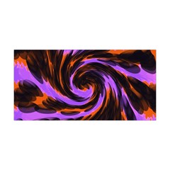 Swirl Black Purple Orange Yoga Headband by BrightVibesDesign