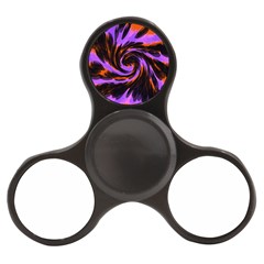 Swirl Black Purple Orange Finger Spinner by BrightVibesDesign