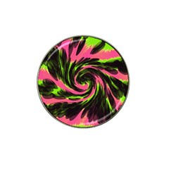 Swirl Black Pink Green Hat Clip Ball Marker (4 Pack) by BrightVibesDesign