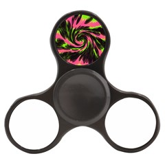 Swirl Black Pink Green Finger Spinner