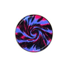 Swirl Black Blue Pink Hat Clip Ball Marker by BrightVibesDesign