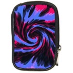 Swirl Black Blue Pink Compact Camera Cases Front