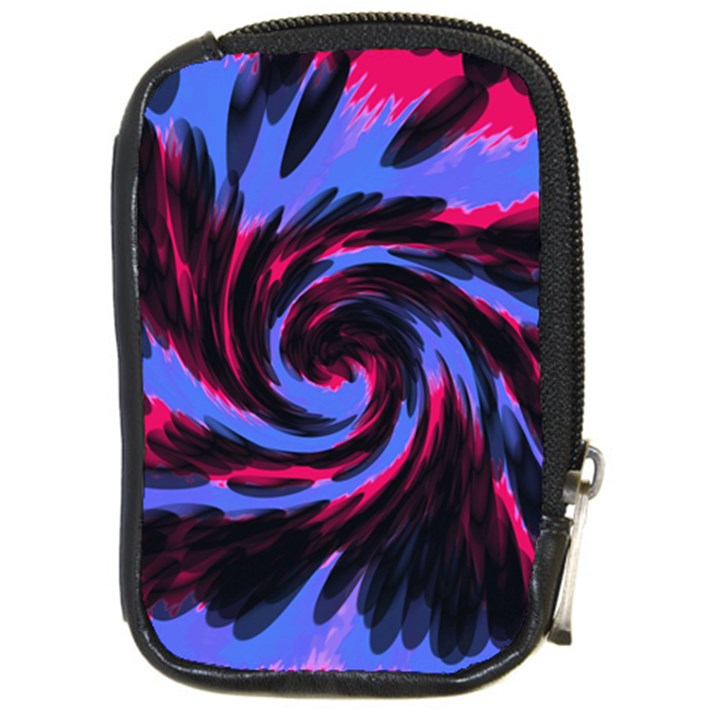 Swirl Black Blue Pink Compact Camera Cases