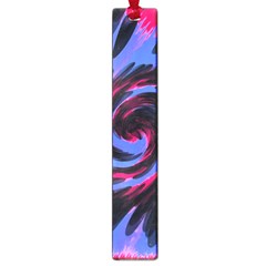 Swirl Black Blue Pink Large Book Marks by BrightVibesDesign