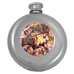 Spring Flowers Round Hip Flask (5 Oz) by DeneWestUK