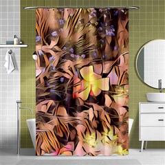 Spring Flowers Shower Curtain 48  X 72  (small) 