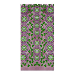 Ivy And  Holm Oak With Fantasy Meditative Orchid Flowers Shower Curtain 36  X 72  (stall)  by pepitasart