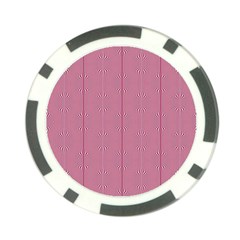 Mod Twist Stripes Red And White Poker Chip Card Guard (10 Pack) by BrightVibesDesign