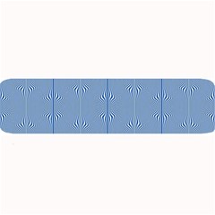 Mod Twist Stripes Blue And White Large Bar Mats by BrightVibesDesign