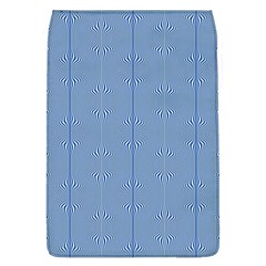 Mod Twist Stripes Blue And White Flap Covers (l)  by BrightVibesDesign