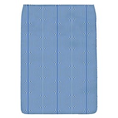 Mod Twist Stripes Blue And White Flap Covers (s)  by BrightVibesDesign