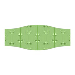 Mod Twist Stripes Green And White Stretchable Headband by BrightVibesDesign