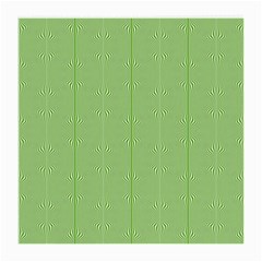 Mod Twist Stripes Green And White Medium Glasses Cloth (2-side) by BrightVibesDesign