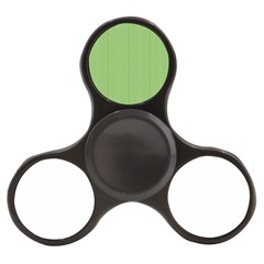 Mod Twist Stripes Green And White Finger Spinner