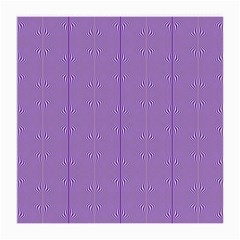 Mod Twist Stripes Purple And White Medium Glasses Cloth (2-side) by BrightVibesDesign