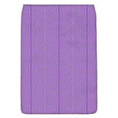 Mod Twist Stripes Purple And White Flap Covers (l)  by BrightVibesDesign