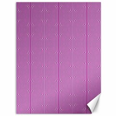 Mod Twist Stripes Pink And White Canvas 36  X 48   by BrightVibesDesign