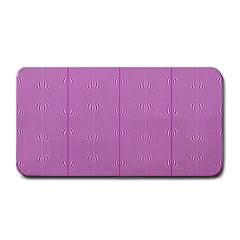 Mod Twist Stripes Pink And White Medium Bar Mats by BrightVibesDesign