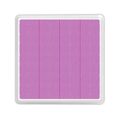 Mod Twist Stripes Pink And White Memory Card Reader (square)  by BrightVibesDesign