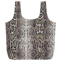 Snake Skin Full Print Recycle Bags (l)  by LoolyElzayat