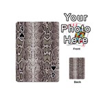 Snake Skin Playing Cards 54 (Mini)  Front - Spade4