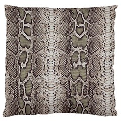 Snake Skin Large Cushion Case (one Side) by LoolyElzayat