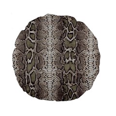 Snake Skin Standard 15  Premium Flano Round Cushions by LoolyElzayat