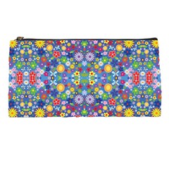 Colorful Flowers Pencil Cases by LoolyElzayat