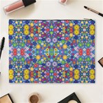 Colorful Flowers Cosmetic Bag (XL) Back