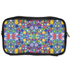 Colorful Flowers Toiletries Bags