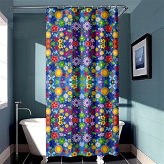 Colorful Flowers Shower Curtain 36  X 72  (stall)  by LoolyElzayat