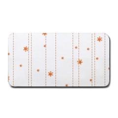 Background Salmon Pink White Motive Medium Bar Mats by Sapixe